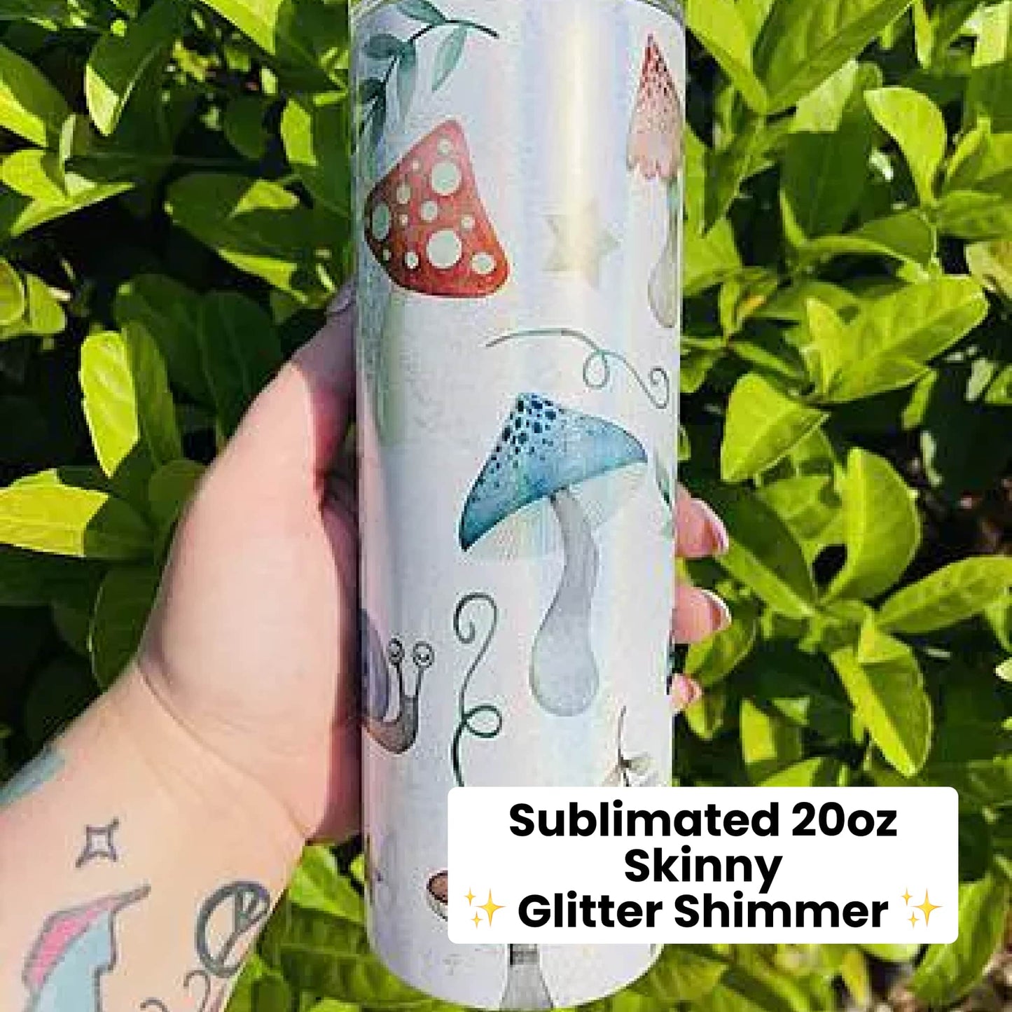 20oz Skinny Tumbler Glitter Shimmer-2