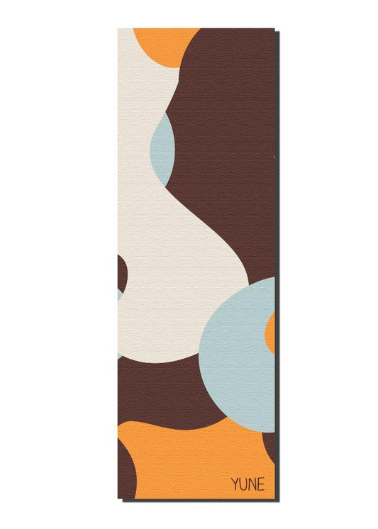 Yoga Mat | 6mm Thick | Brown | Non-Slip | Eco Friendly | Yune Yoga | Harper-0