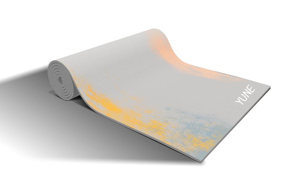 Yoga Mat | 6mm Thick | Grey | Non-Slip | Eco Friendly | Yune Yoga | AR18-1