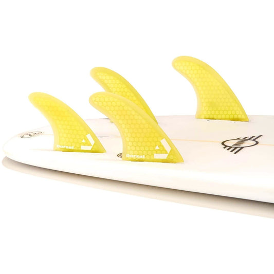 DORSAL Surfboard Fins Quad 4 Set FCS Compatible-0